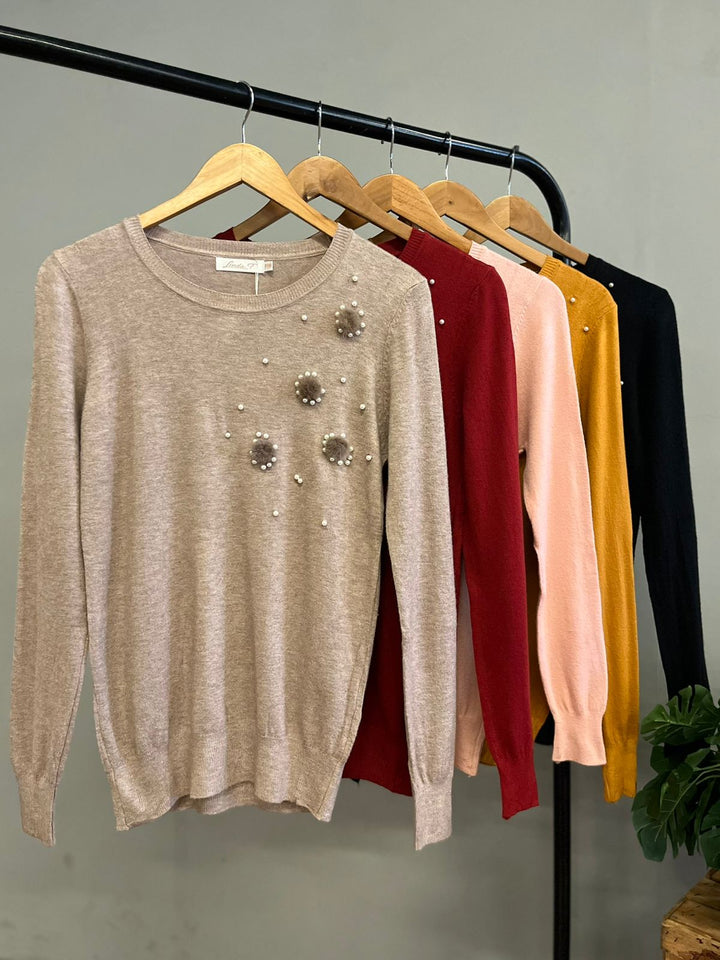 Blusa Detalhe Pompom 1859   (14-N)