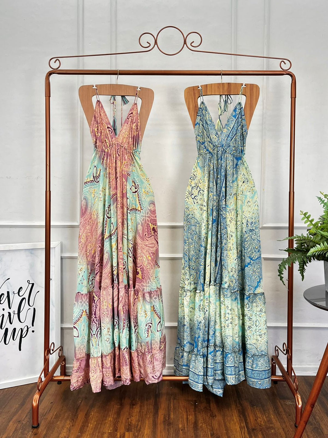 Vestido Longo Indiano Decote 3152