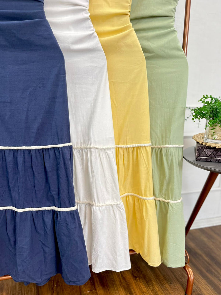 Vestido Longo Detalhe Corda 990161 (3B)