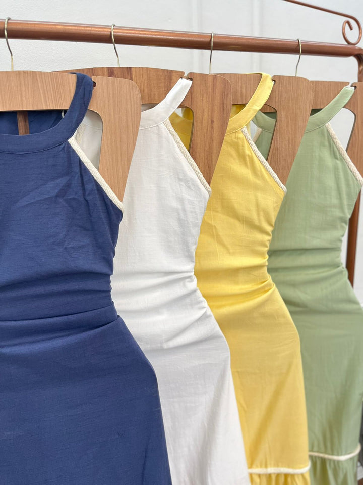 Vestido Longo Detalhe Corda 990161 (3B)