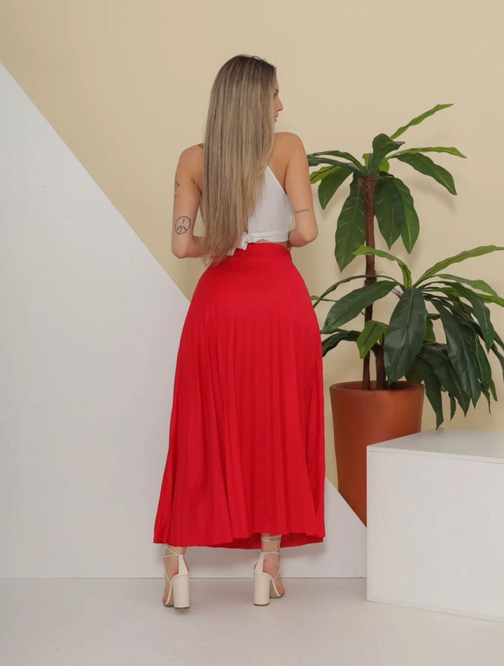Saia Plissada Longa 11102