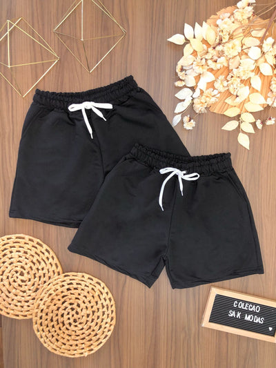 Short Moletom Cordinha  0001/2 (10/E)