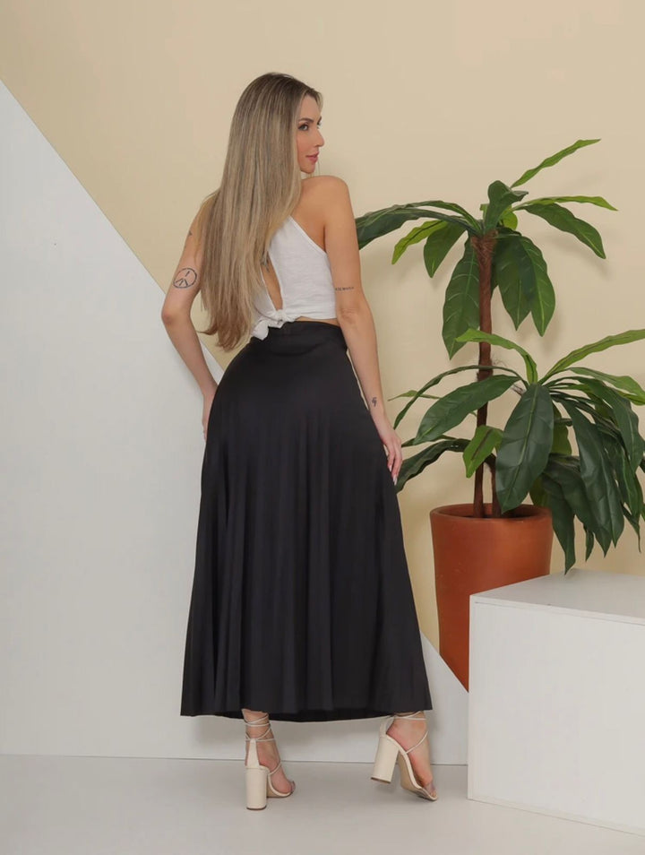 Saia Plissada Longa 11102