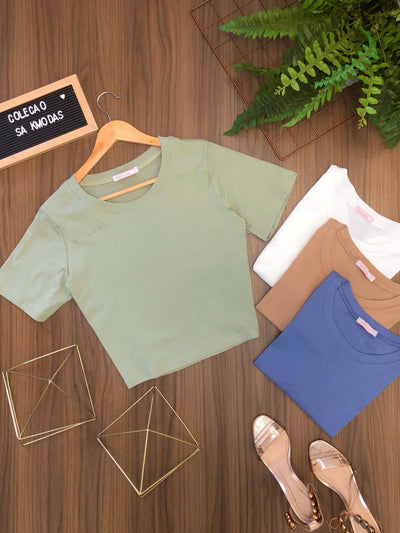 Blusa Cropped Básica 1135