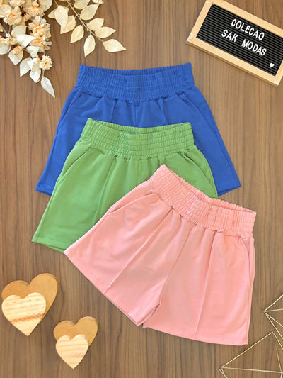 Short Moletinho C/Bolso  376607.   12E